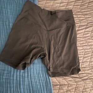 Offline by Aerie Black Biker Shorts 5inch